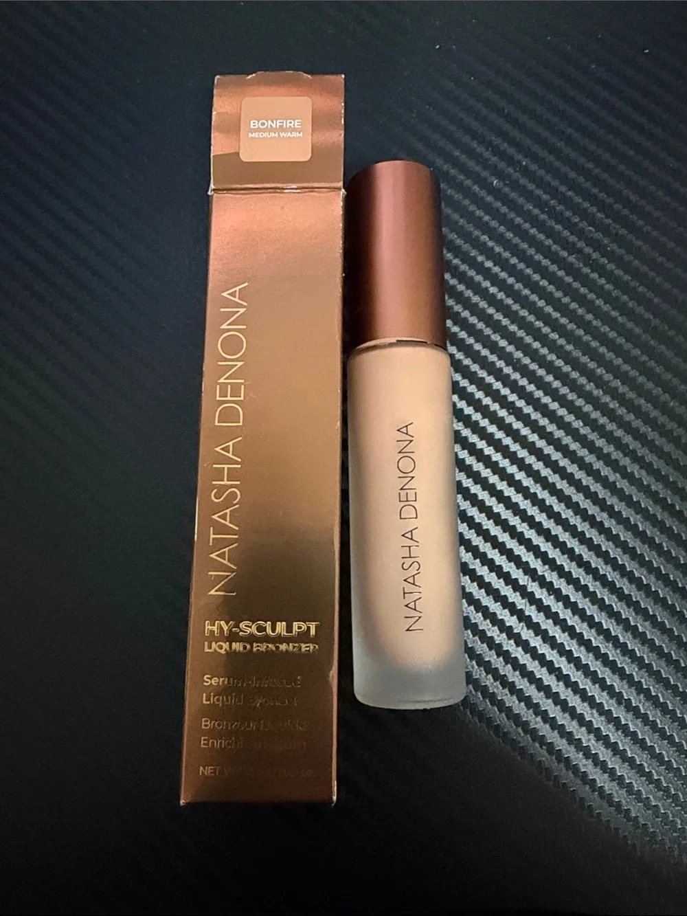 Natasha Denona Hy-Sculpt Liquid Bronzer – Color: Bonfire Medium Warm NIB! 0.47oz